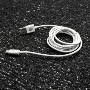 USB кабел Type C Sammato, 1 метър, Бял - Image 5