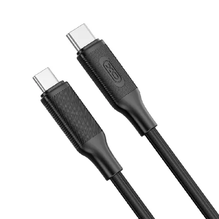 XO Кабел USB-C – USB-C 1м 60W – Черен NB-Q265B