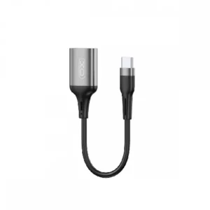 XO OTG Кабел USB-C – USB-A – Черен NB201