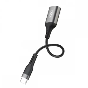 XO OTG Кабел USB-C – USB-A – Черен NB201