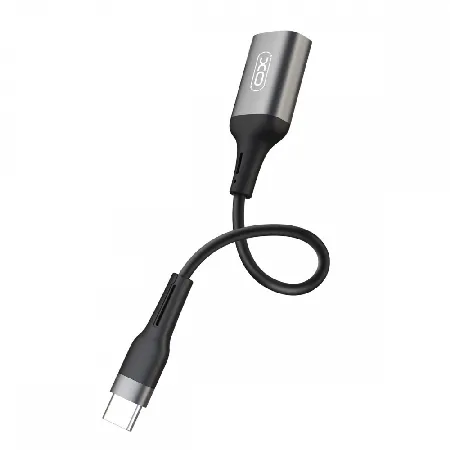 XO OTG Кабел USB-C – USB-A – Черен NB201