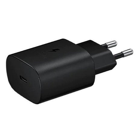 Зарядно устройство Samsung Super Fast Charger 25W за Samsung, USB Type C – Черно