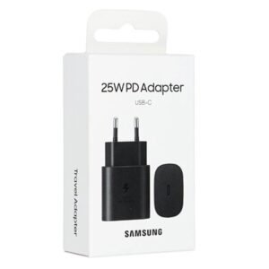 Зарядно устройство Samsung Super Fast Charger 25W за Samsung, USB Type C – Черно