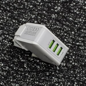 Зарядно 220V LDNIO Travel Charger 3.4A, 3 USB порта, Бяло - Image 3