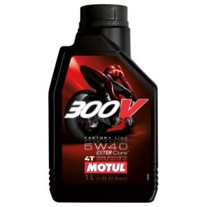 Синтетично двигателно масло за мотоциклети MOTUL 300V FACTORY LINE ROAD RACING 5W-40, 1 л