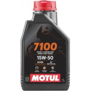 Synthetic motorcycle engine oil MOTUL 7100 4T 15W-50, 1 l