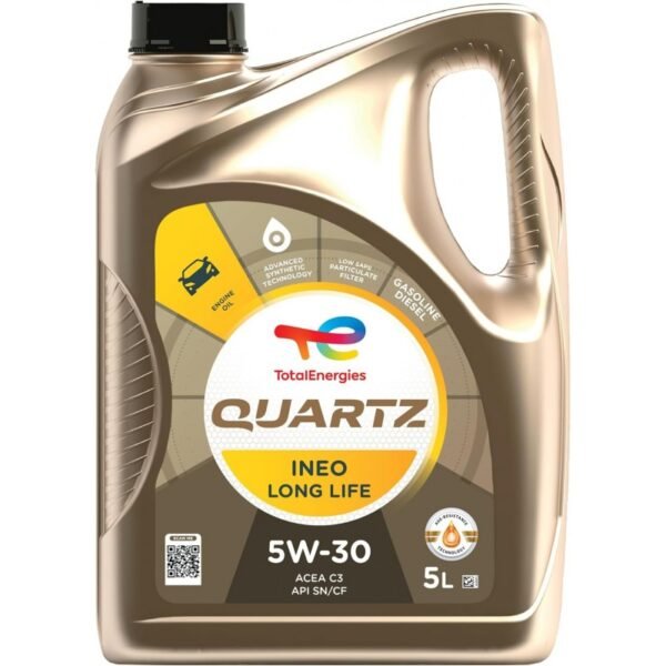 Synthetic engine oil TOTAL QUARTZ INEO LONG LIFE 5W-30, 5 l