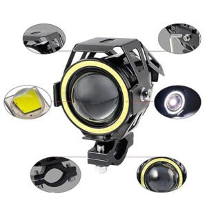 Motorcycle halogen 0301 12-24V set of 2 pcs.